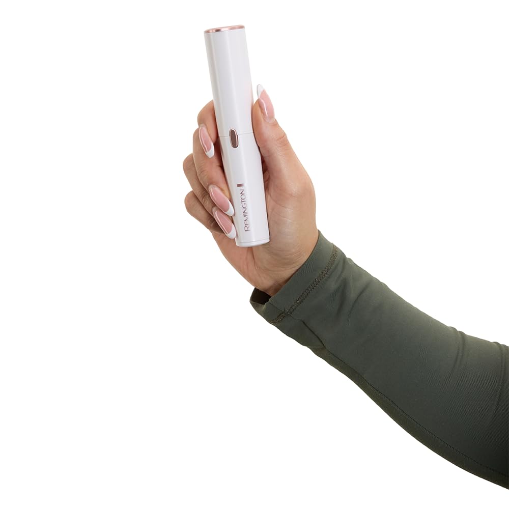 White 2-in-1 Waterproof Facial Hair Remover U74459
