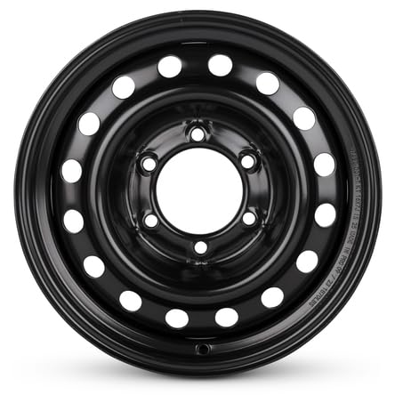 16x7 Inch Black Steel Wheel M89925