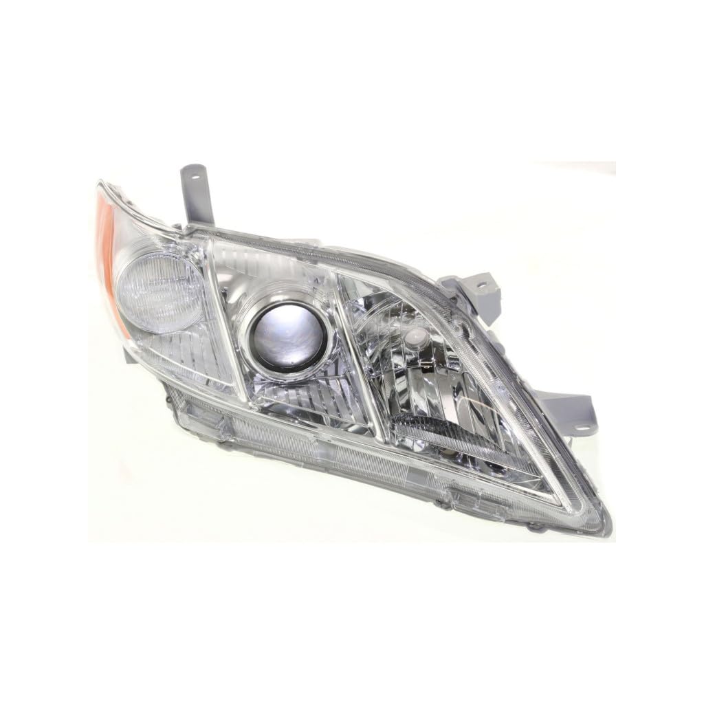 Toyota Camry 2007 2008 2009 Headlights Driver And Passenger Side Pair Amber Clear Lens P521576