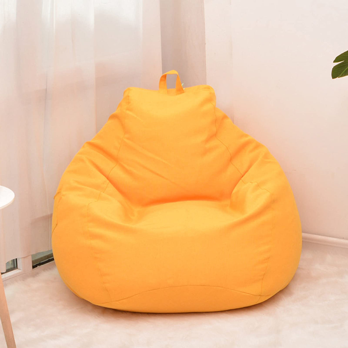 Cotton Linen Bean Bag Chair Cover 90x110cm U70573