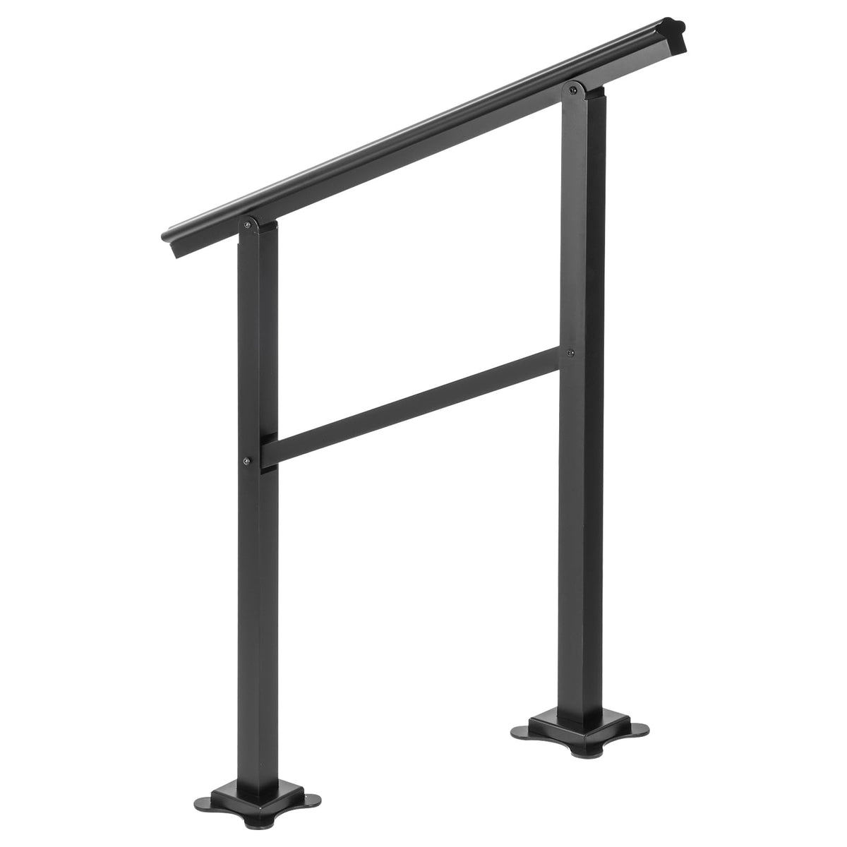 Aluminum Outdoor Stair Handrail 36 x 35 for 2-3 Steps W956416