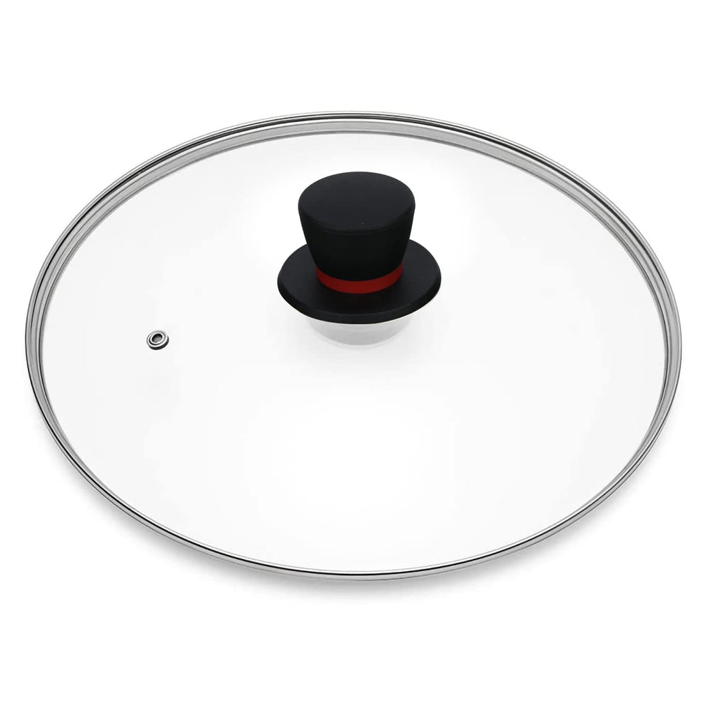 10.25 Inch Tempered Glass Lid with Steam Vent R314