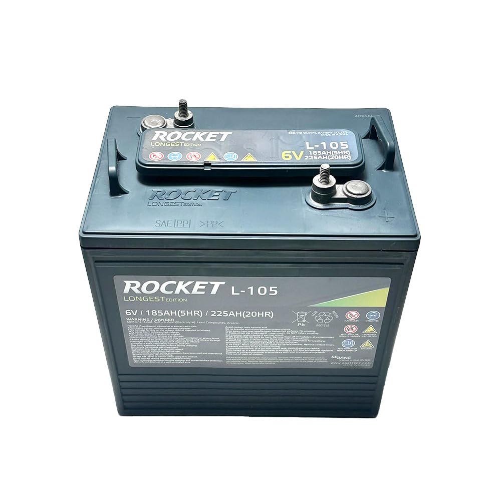 225Ah 6V Deep Cycle Battery Set of 4 Q955