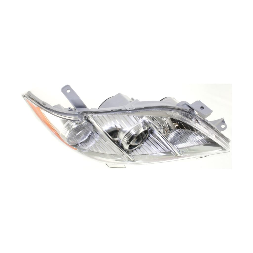 Toyota Camry 2007 2008 2009 Headlights Driver And Passenger Side Pair Amber Clear Lens P521576