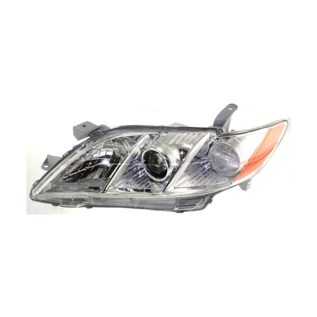 Toyota Camry 2007 2008 2009 Headlights Driver And Passenger Side Pair Amber Clear Lens P521576