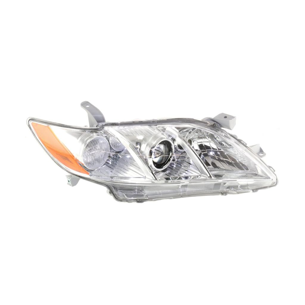 Toyota Camry 2007 2008 2009 Headlights Driver And Passenger Side Pair Amber Clear Lens P521576