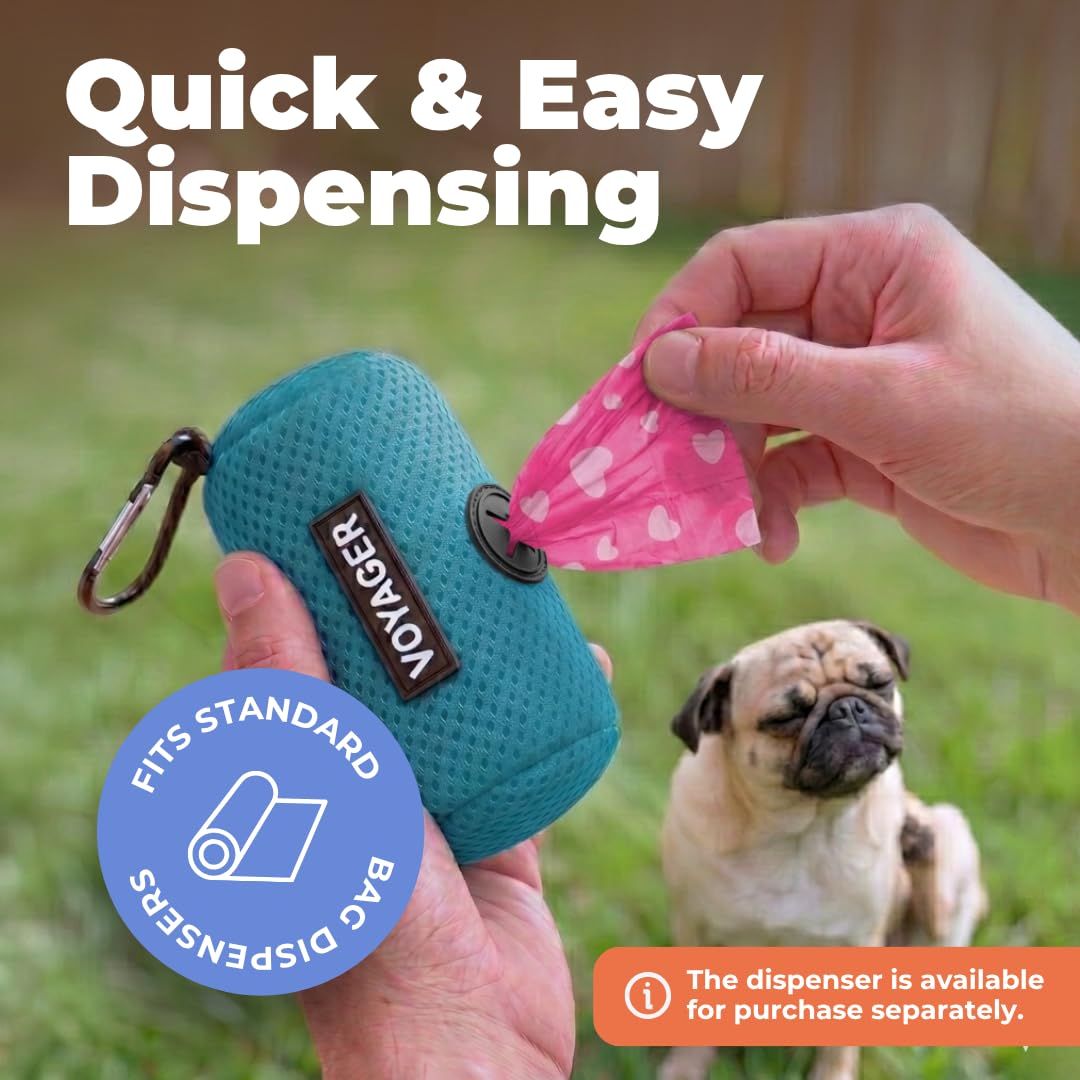Pink Heart 150 Count Dog Poop Bags O756684
