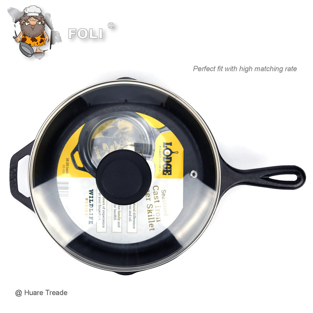 10.25 Inch Tempered Glass Lid with Steam Vent R314