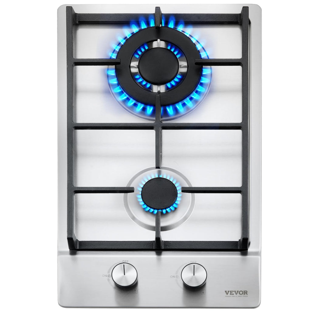 12 inch 2 Burners Stainless Steel Gas Cooktop K21663