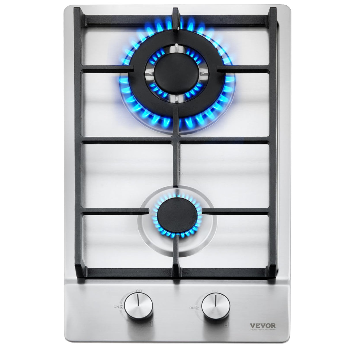 12 inch 2 Burners Stainless Steel Gas Cooktop K21663