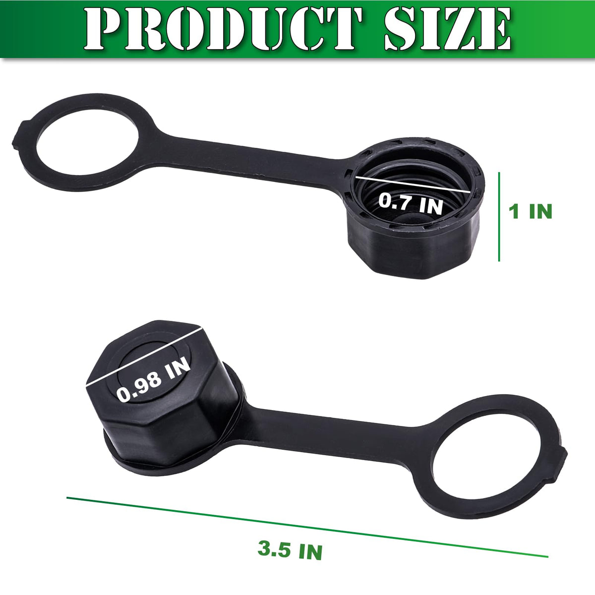 Black Gas Can Vent Caps W215