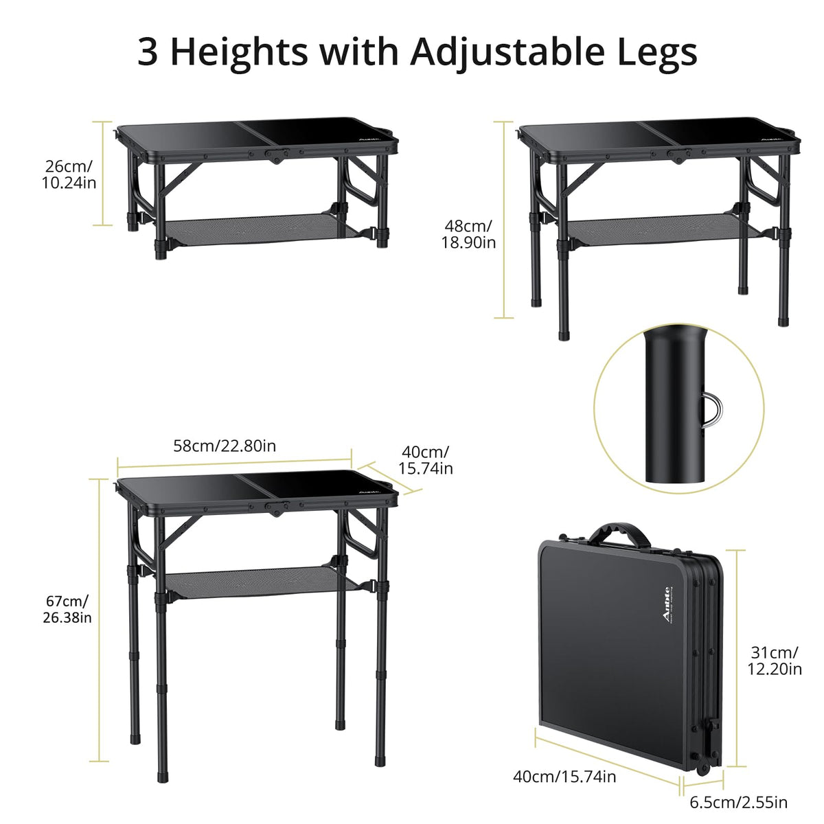 2ft Folding Camping Table M857813