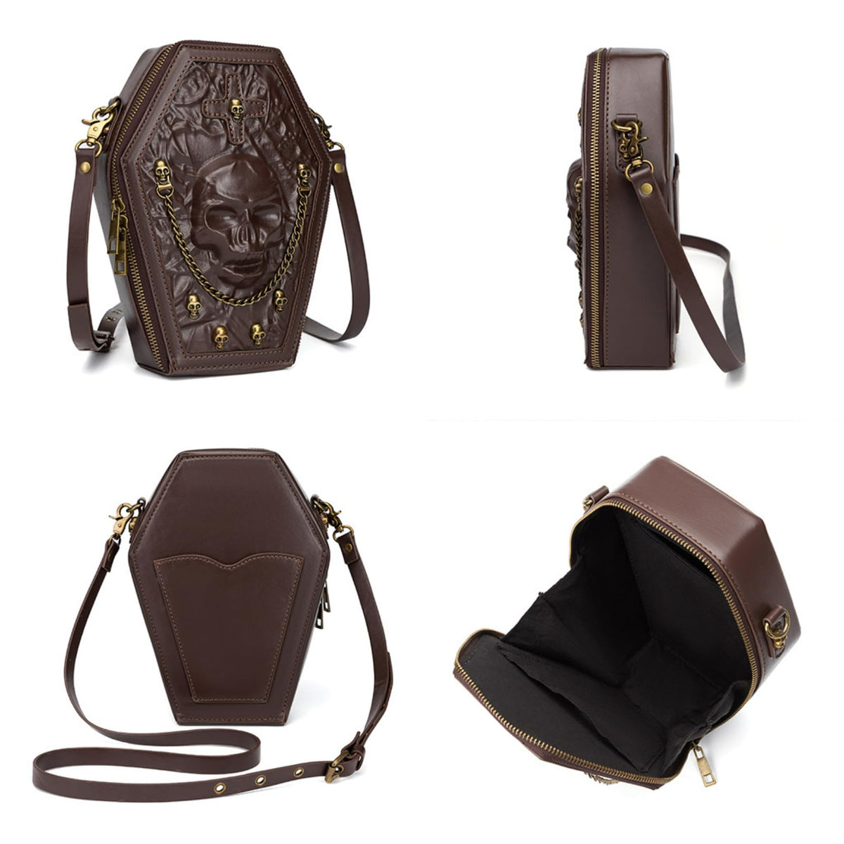 Crossbody Purse and Handbags Gothic Steampunk Retro Small Shoulder Bag T46721