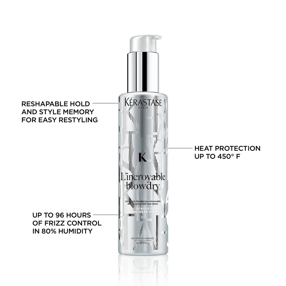 Heat Protecting Strong Hold Hair Serum W140