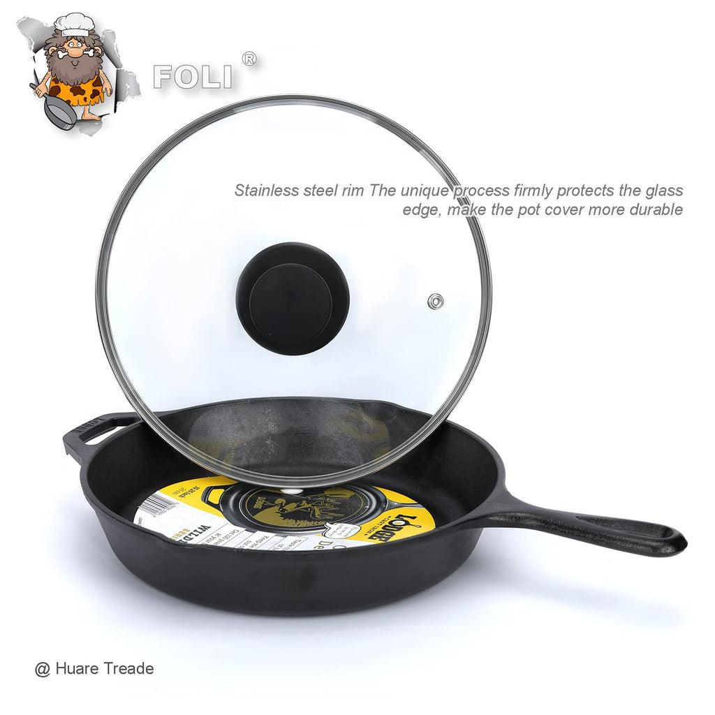 10.25 Inch Tempered Glass Lid with Steam Vent R314