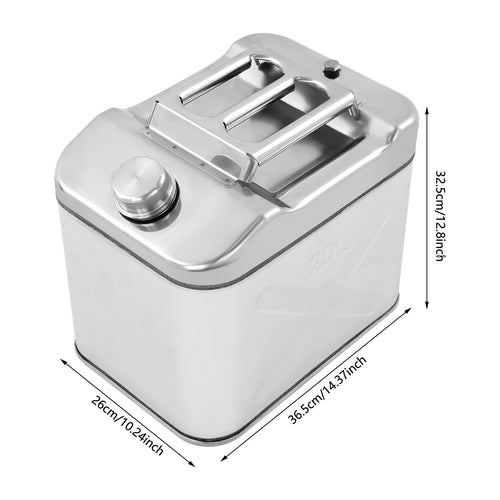20L 304 Stainless Steel Water Can with Pressure Relief Valve A175