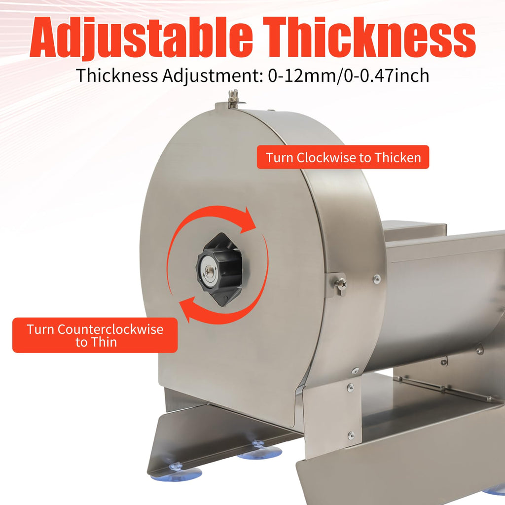 Electric Vegetable Slicer 2 IN 1 0-12mm Thickness Adjustable T2144