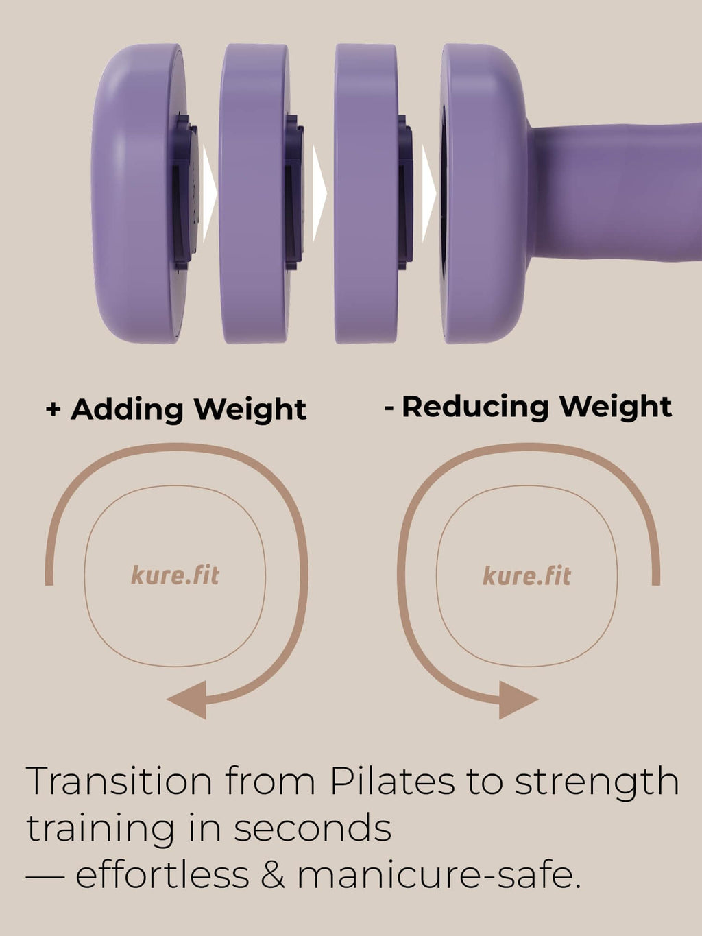 Adjustable Dumbbell Set 2LB 3LB 4LB 5LB H651207