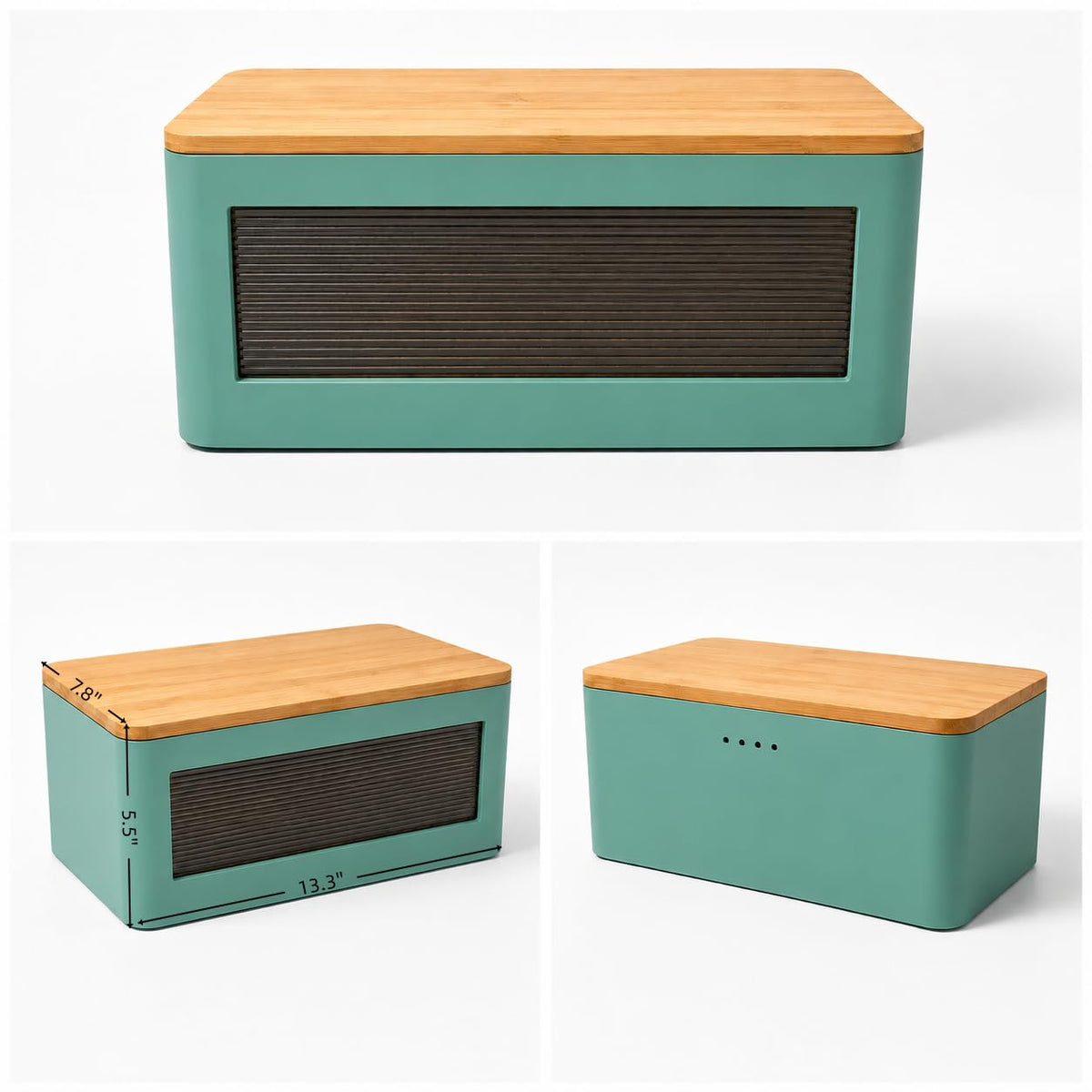Wooden Bread Box with Cutting Board S1691