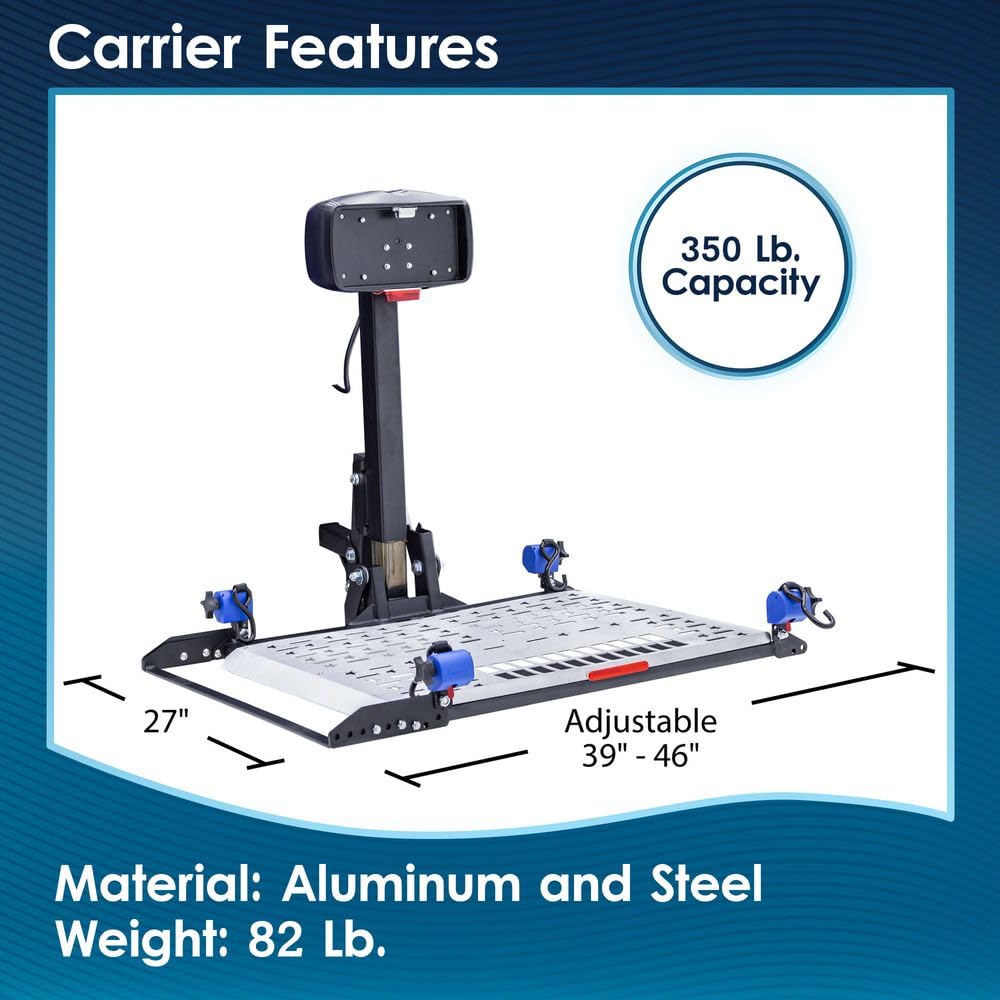 Electric Mobility Scooter Carrier with 2" Trailer Hitch J7629