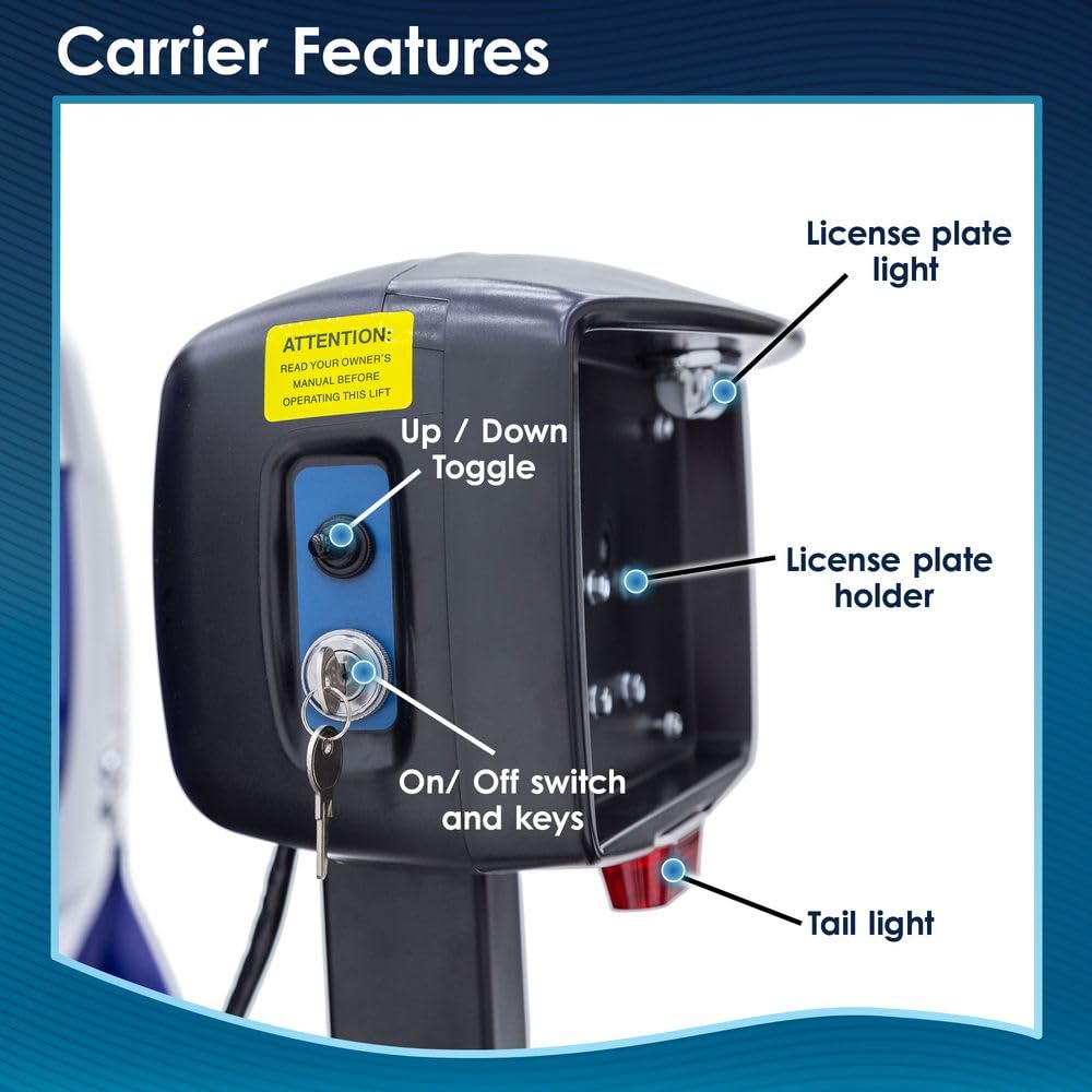 Electric Mobility Scooter Carrier with 2" Trailer Hitch J7629