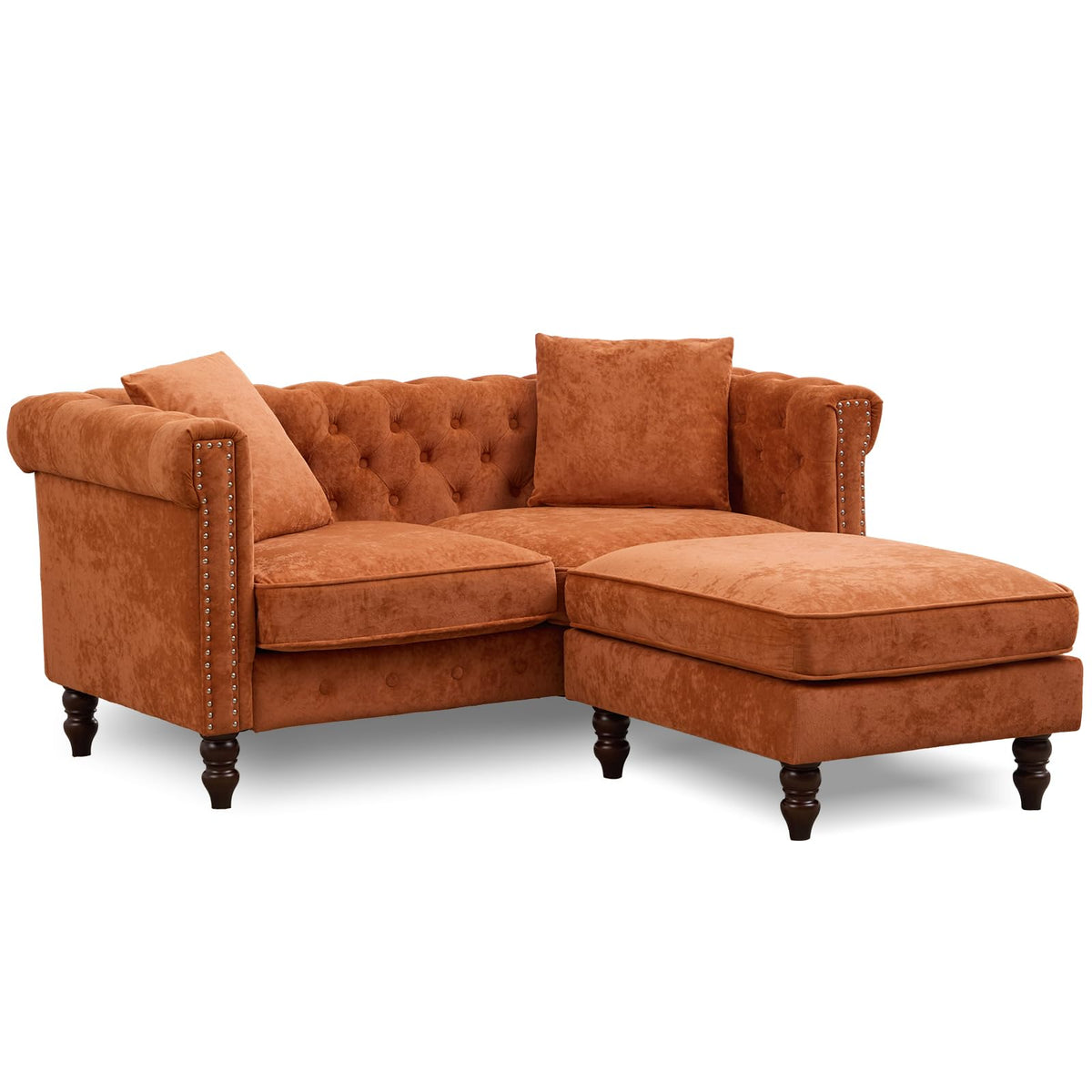 62" Velvet Sofa J5706