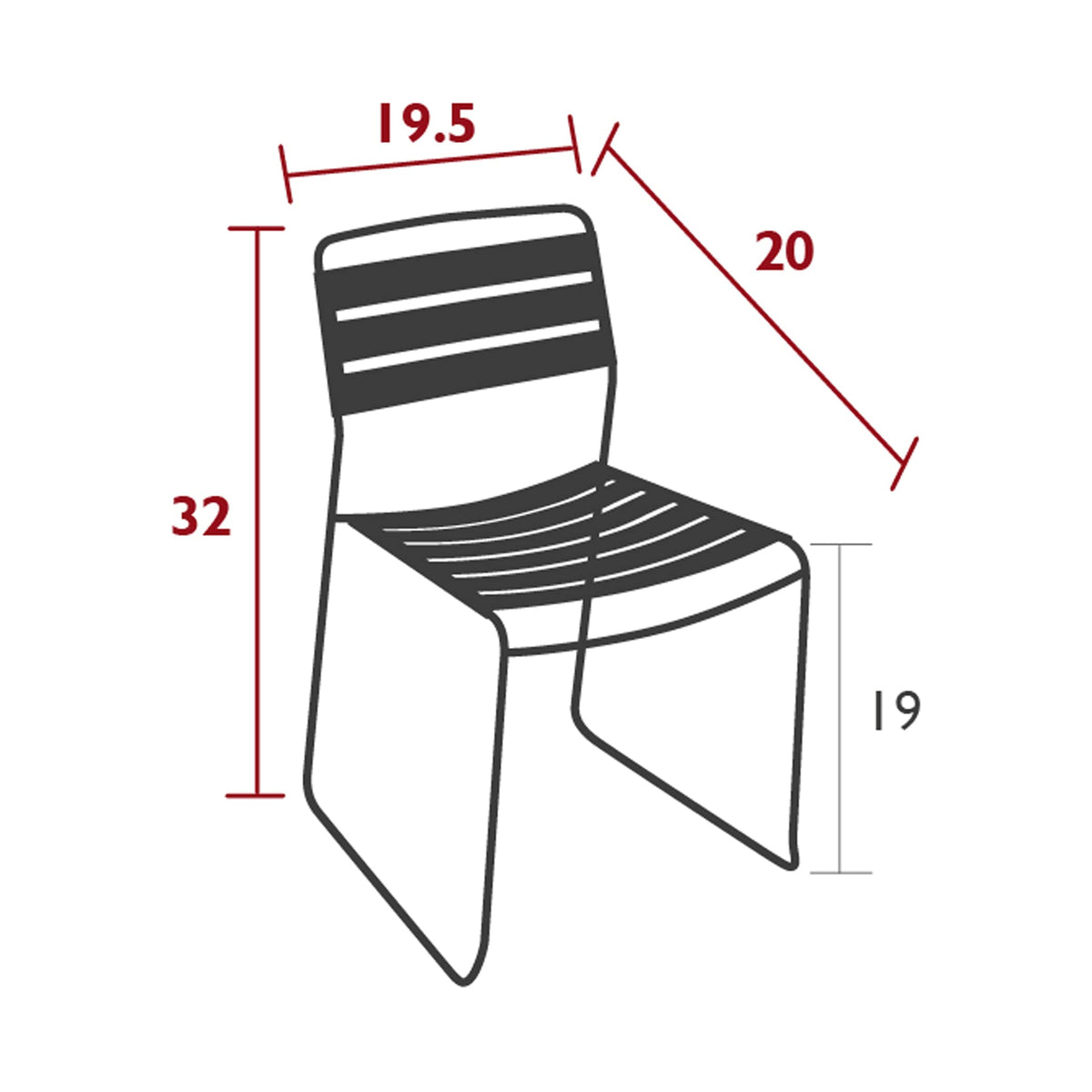 Set of 2 Anthracite Chair Q99808