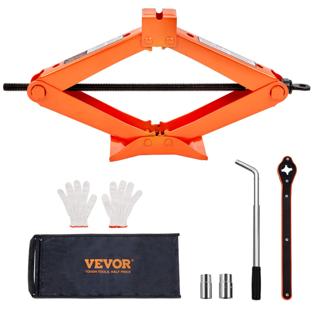 2.5 Ton Scissor Car Jack with Lifting Range B289