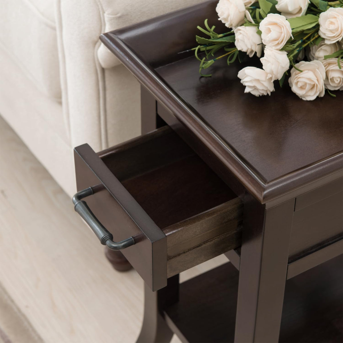 Chocolate Cherry End Table C838