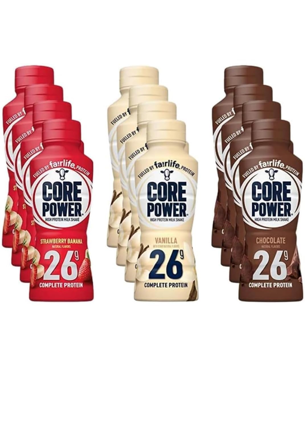 High Protein Milk Shakes Variety 12 Pack 14 Fl Oz P46983
