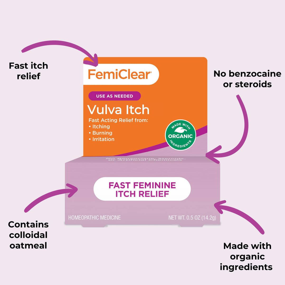 Vulva Itch Relief Ointment 0.5 Oz D300