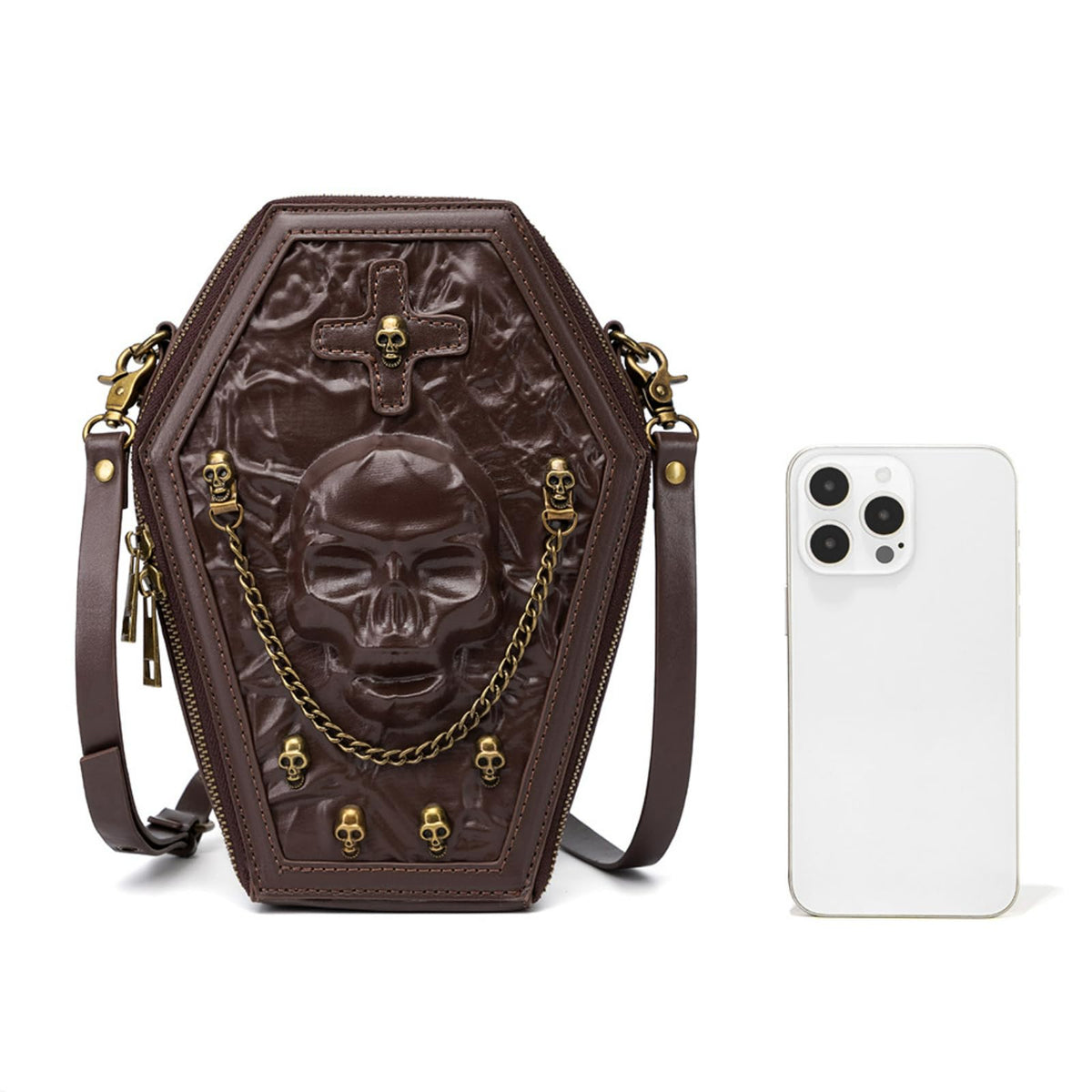 Crossbody Purse and Handbags Gothic Steampunk Retro Small Shoulder Bag T46721