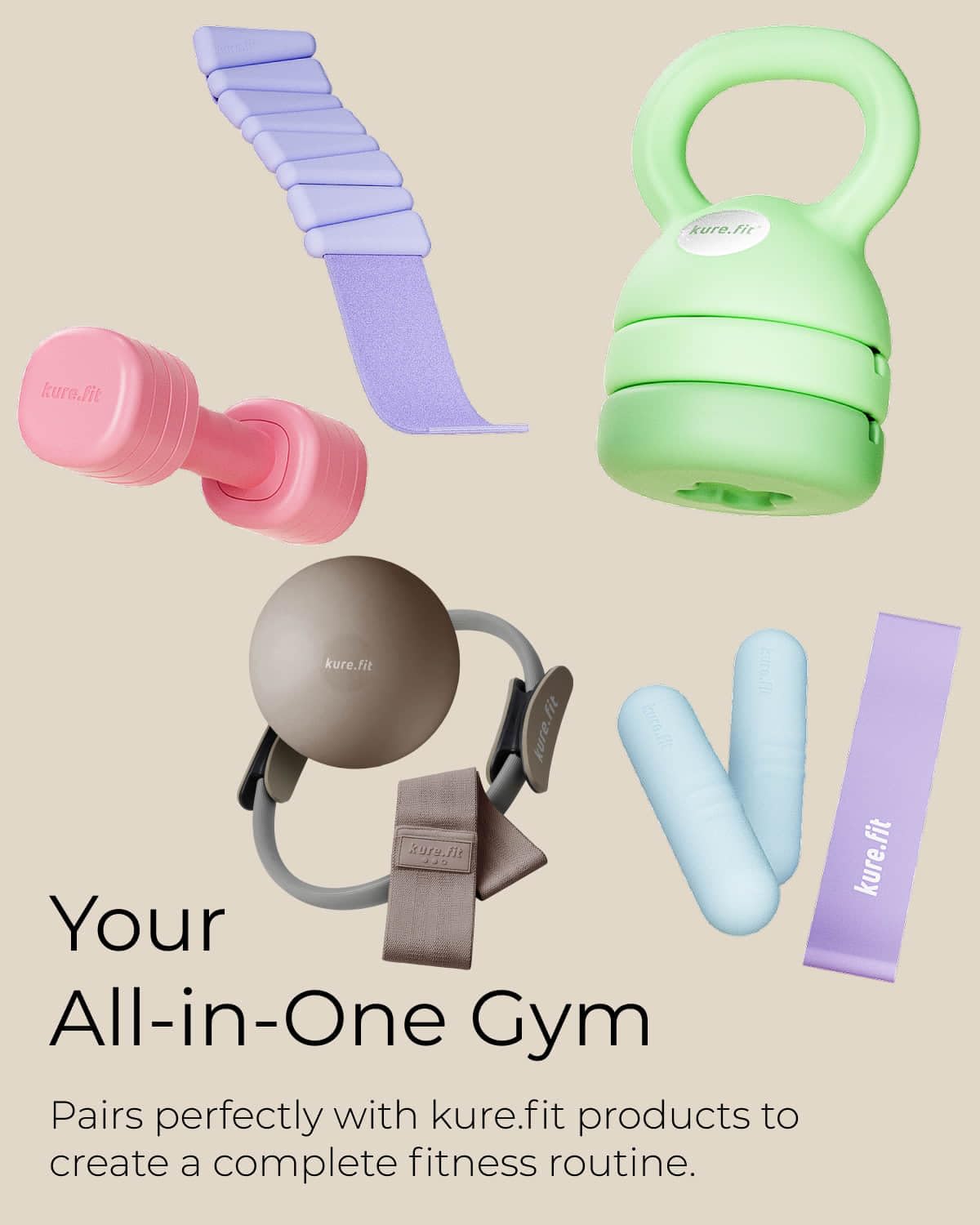 Adjustable Dumbbell Set 2LB 3LB 4LB 5LB H651207