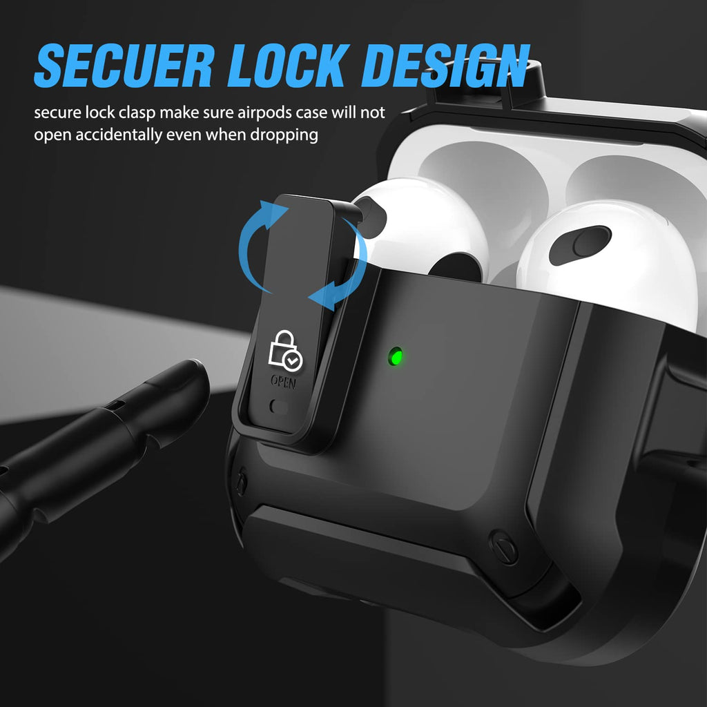 Airpods 3 Case Cover with Magnetic Lock Lid R1373