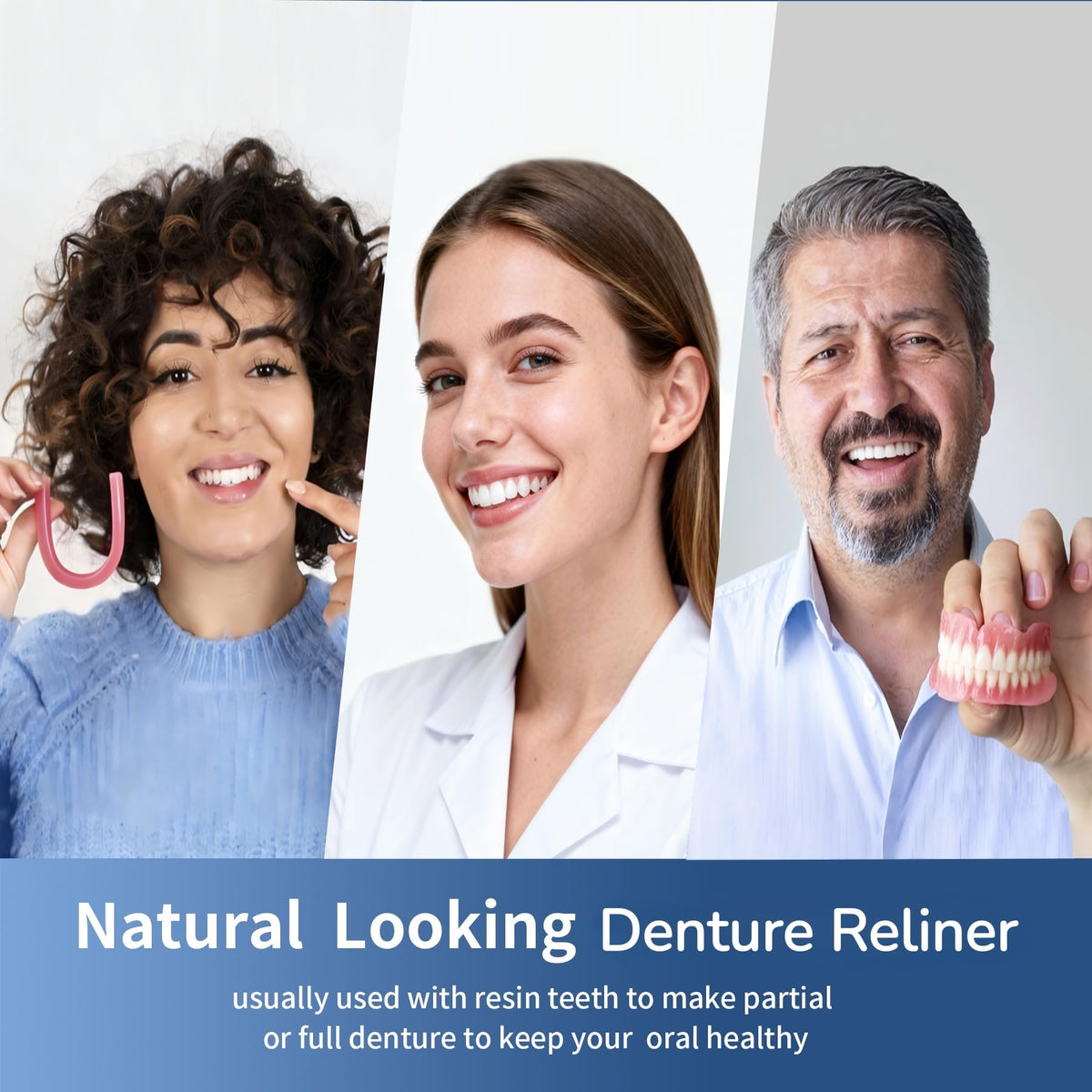Denture Reline Kit for Upper and Lower Dentures A877589