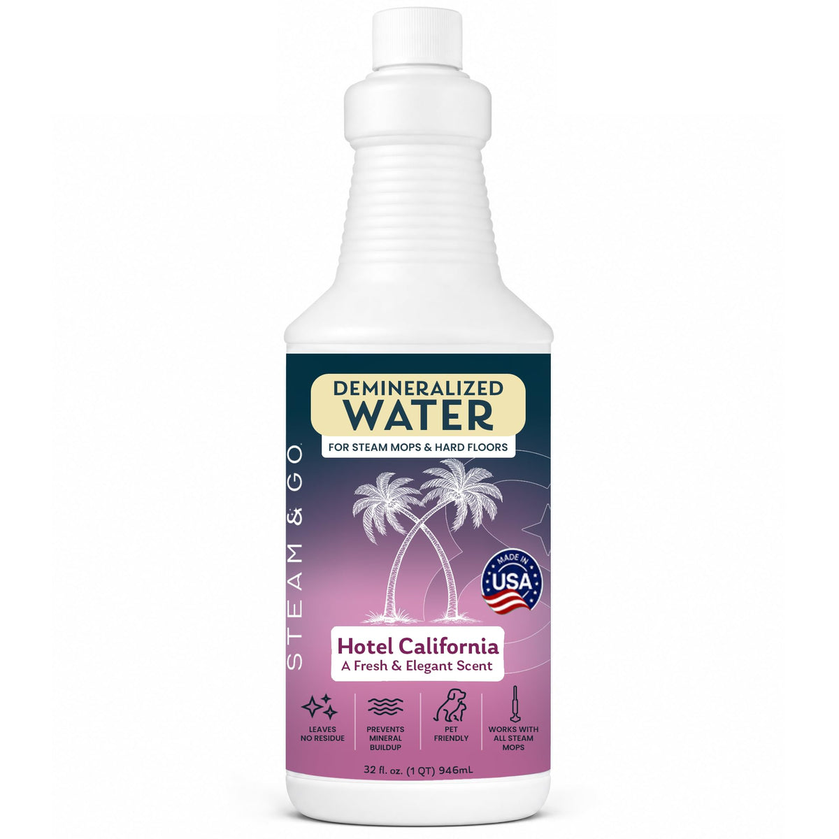 Demineralized Water for Steam Mop, 32 Ounces H802600