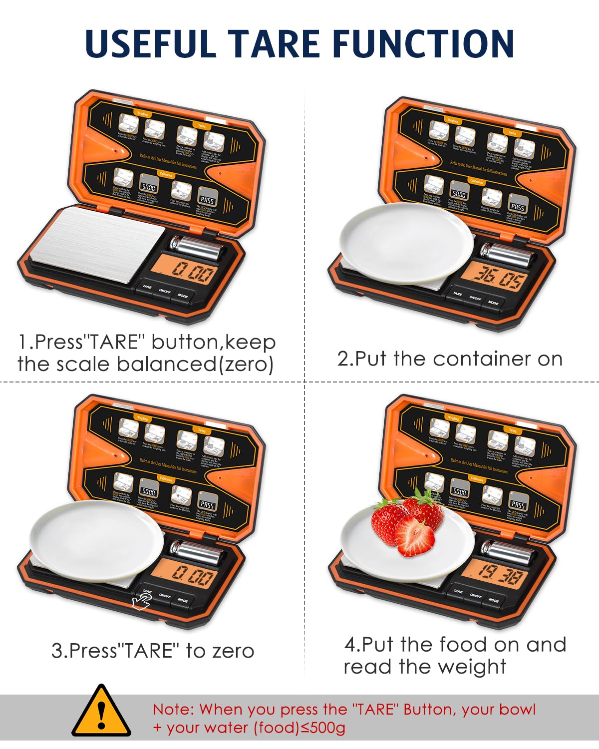 Digital Pocket Scale 500g x 0.01g H992