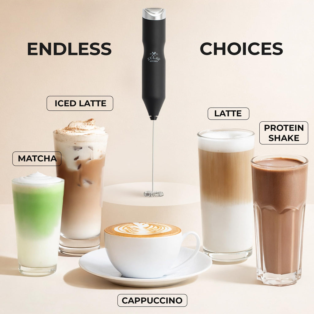 Handheld Milk Frother with AA Batteries G869