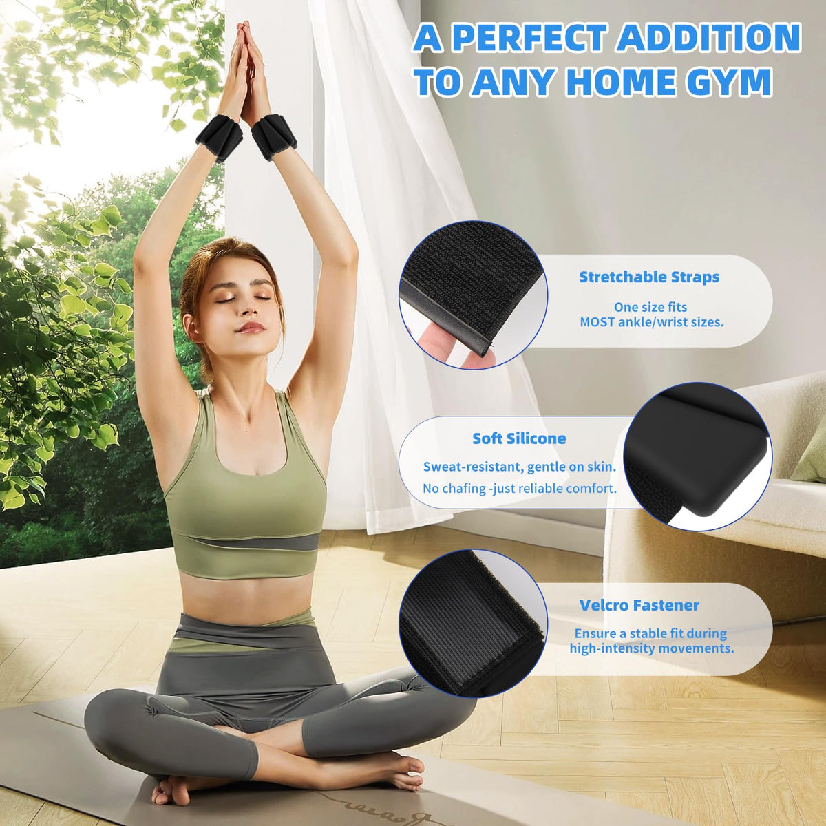 Ankle Weights 4 LBS Pair J3000