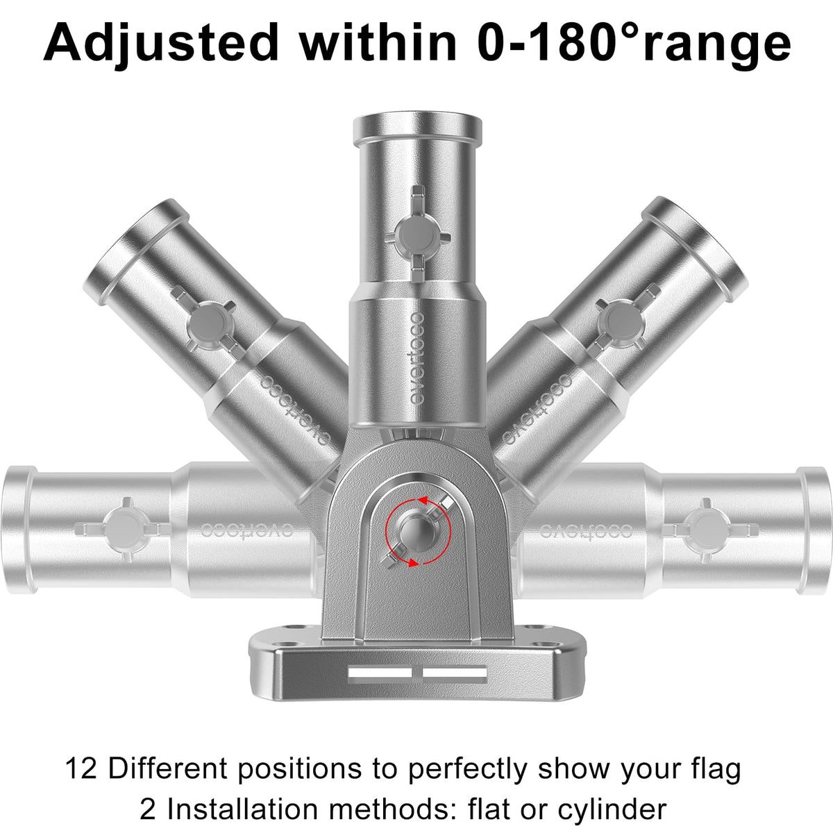 Heavy Duty Stainless Steel Flag Pole Kit Q35053