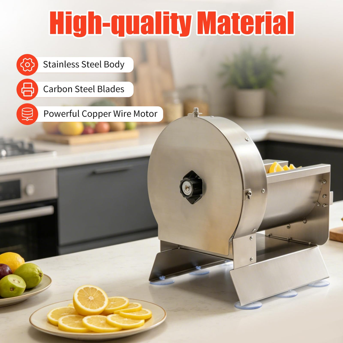 Electric Vegetable Slicer 2 IN 1 0-12mm Thickness Adjustable T2144