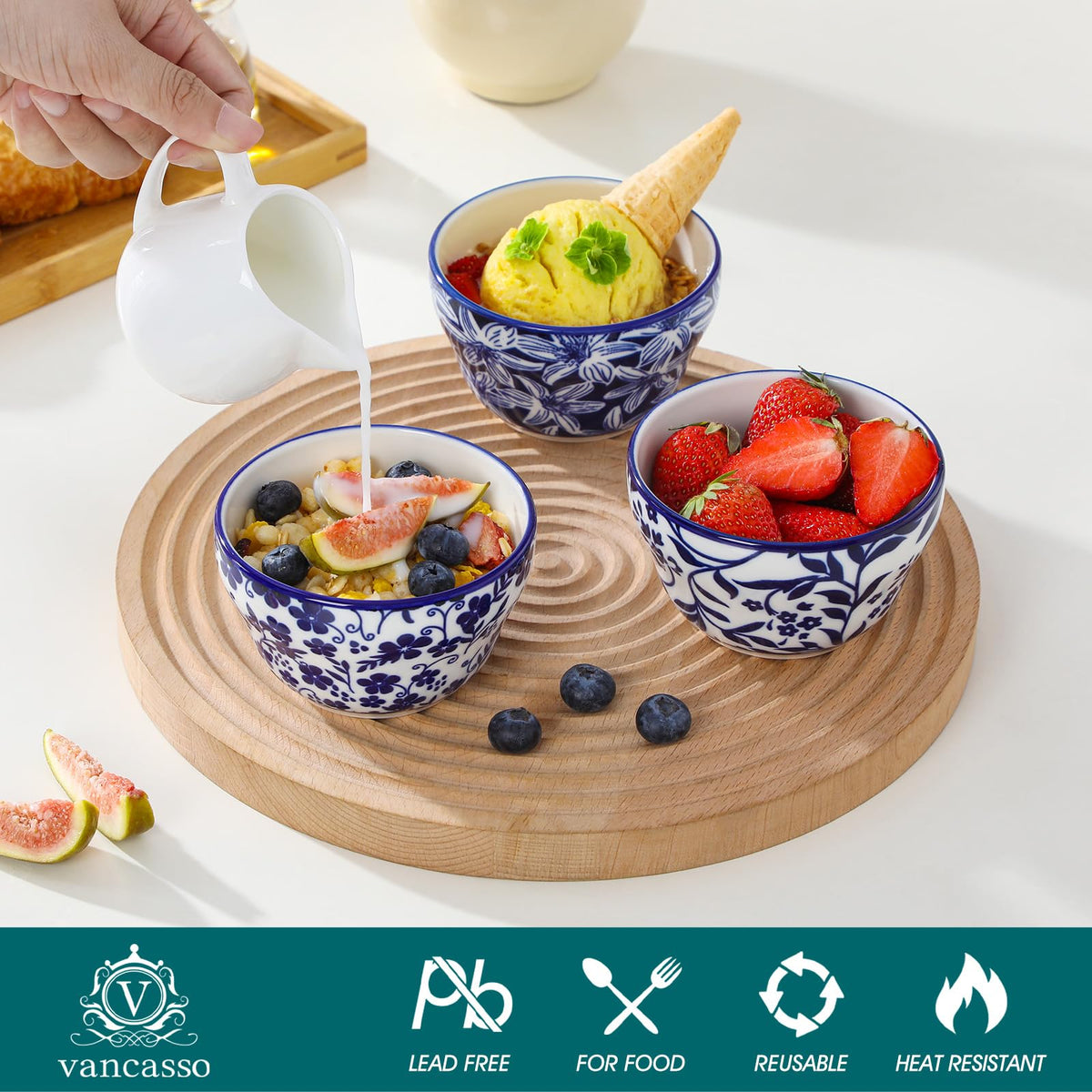 12-Piece Porcelain Bowl & Mug Set D502362