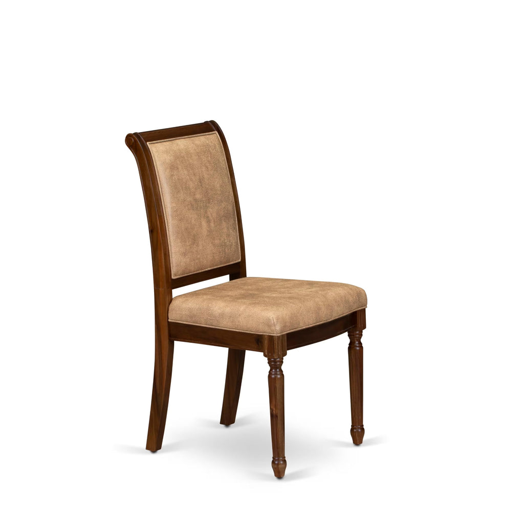 9 Piece Dining Table Set with 8 Beige Polyester Chairs R876247