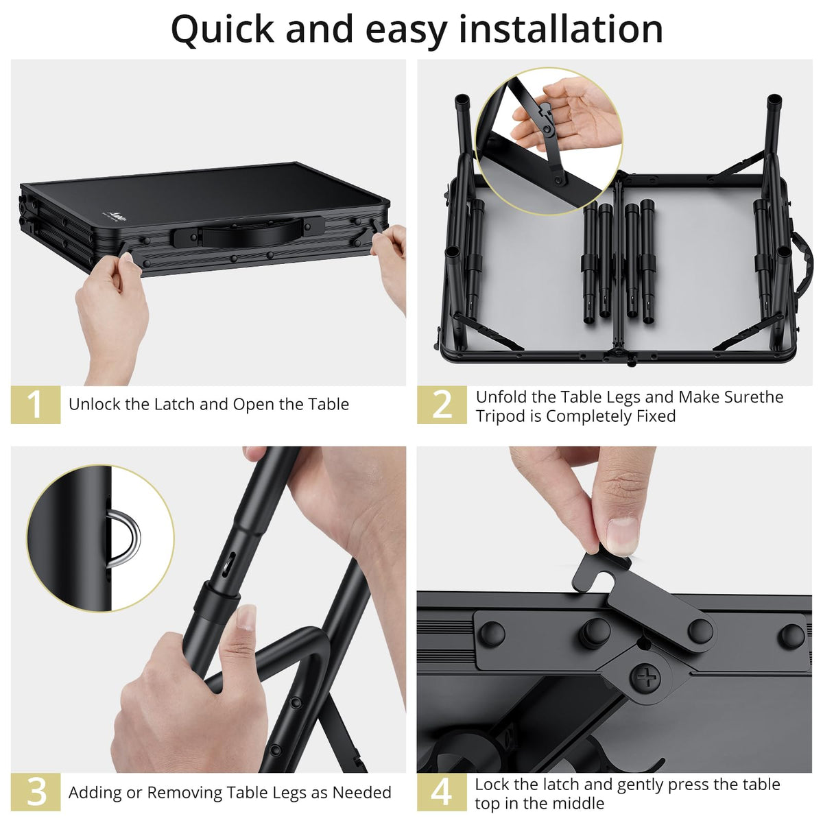 2ft Folding Camping Table M857813