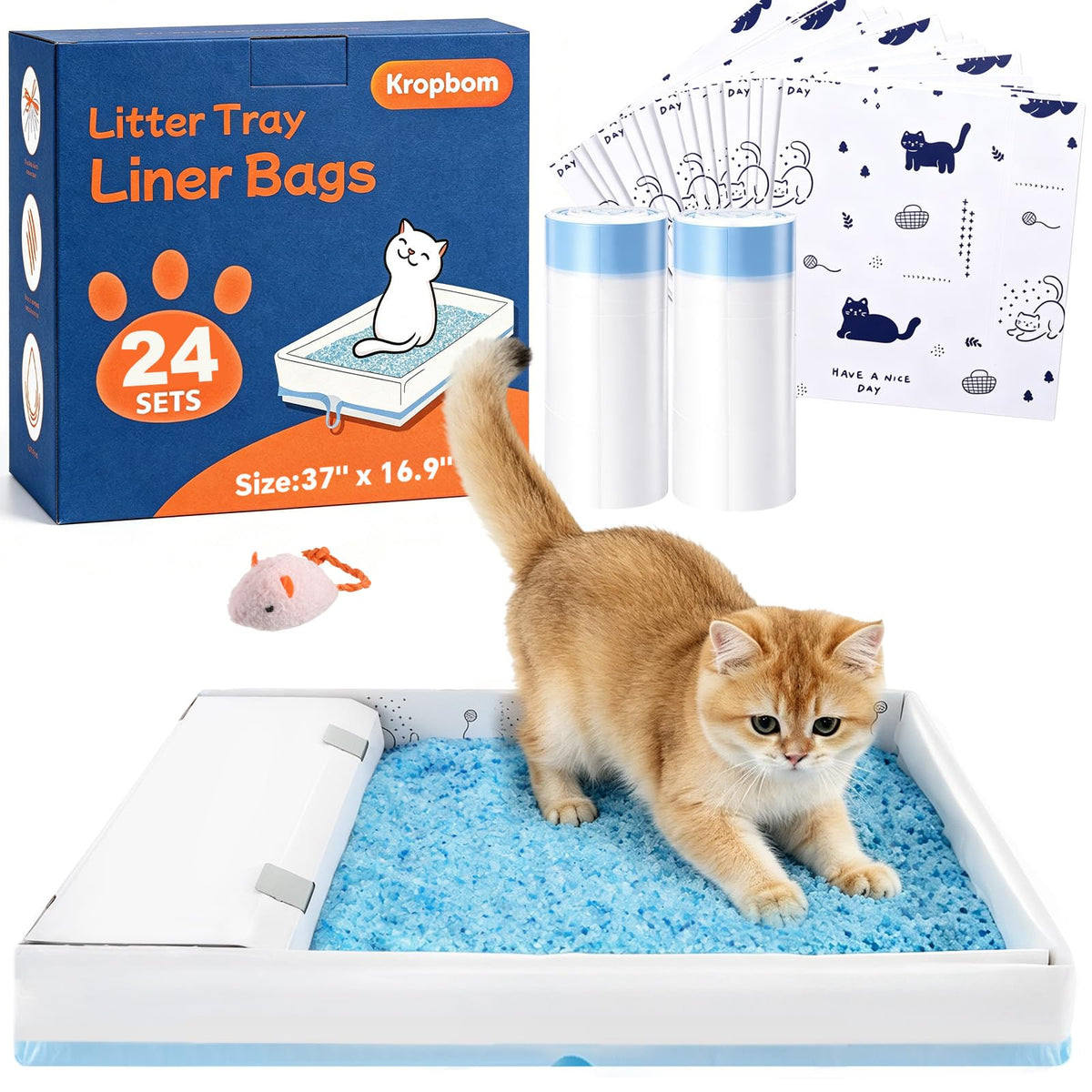 24 Pack Litter Box Liners M945