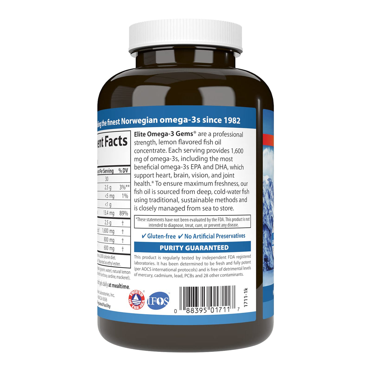 Omega-3 1600mg Soft Gels 90 Count B366