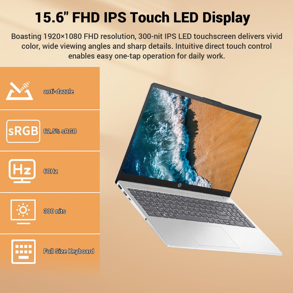 15.6" FHD Touchscreen Intel Core Ultra 5 Laptop O65000