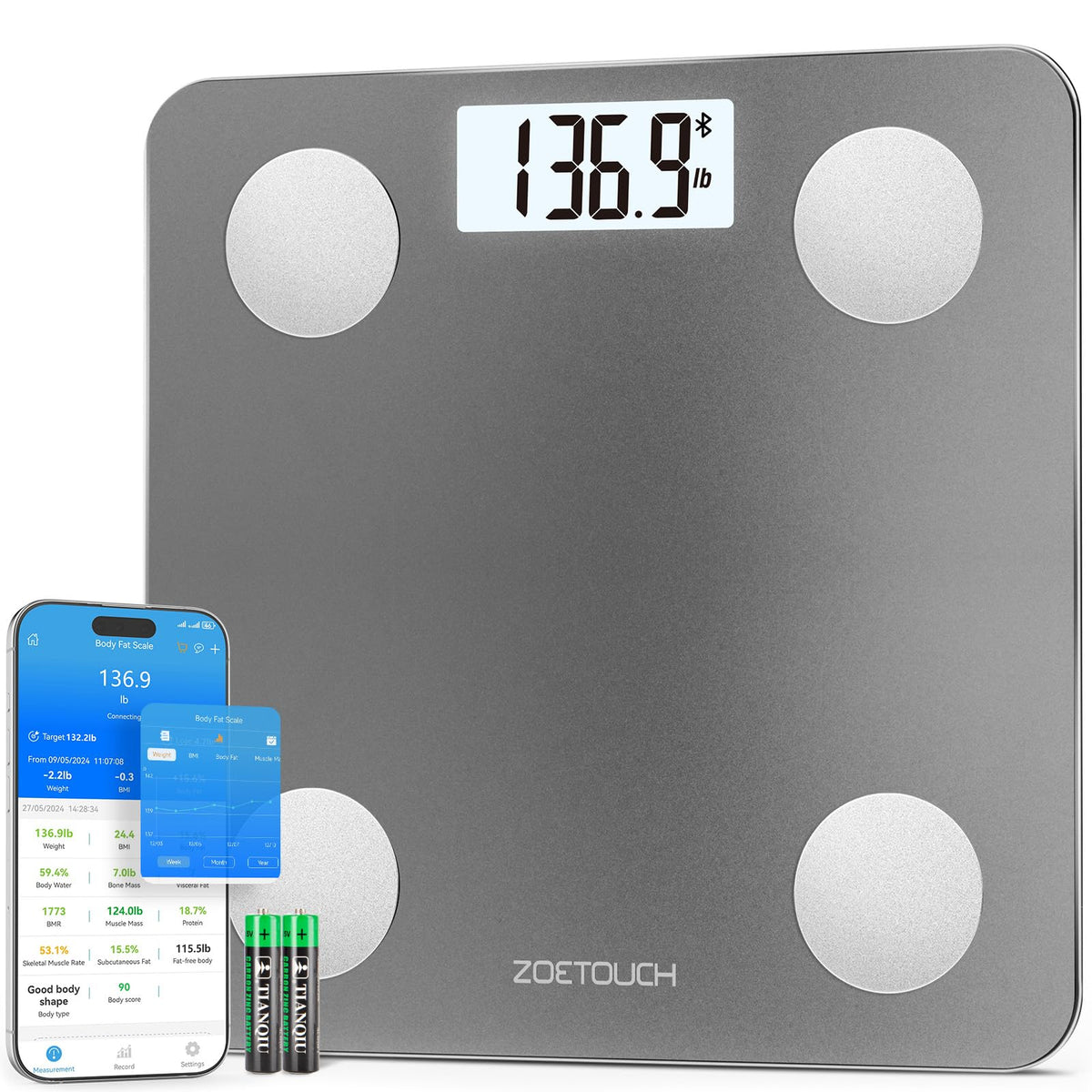 Smart Digital Bathroom Scale J159