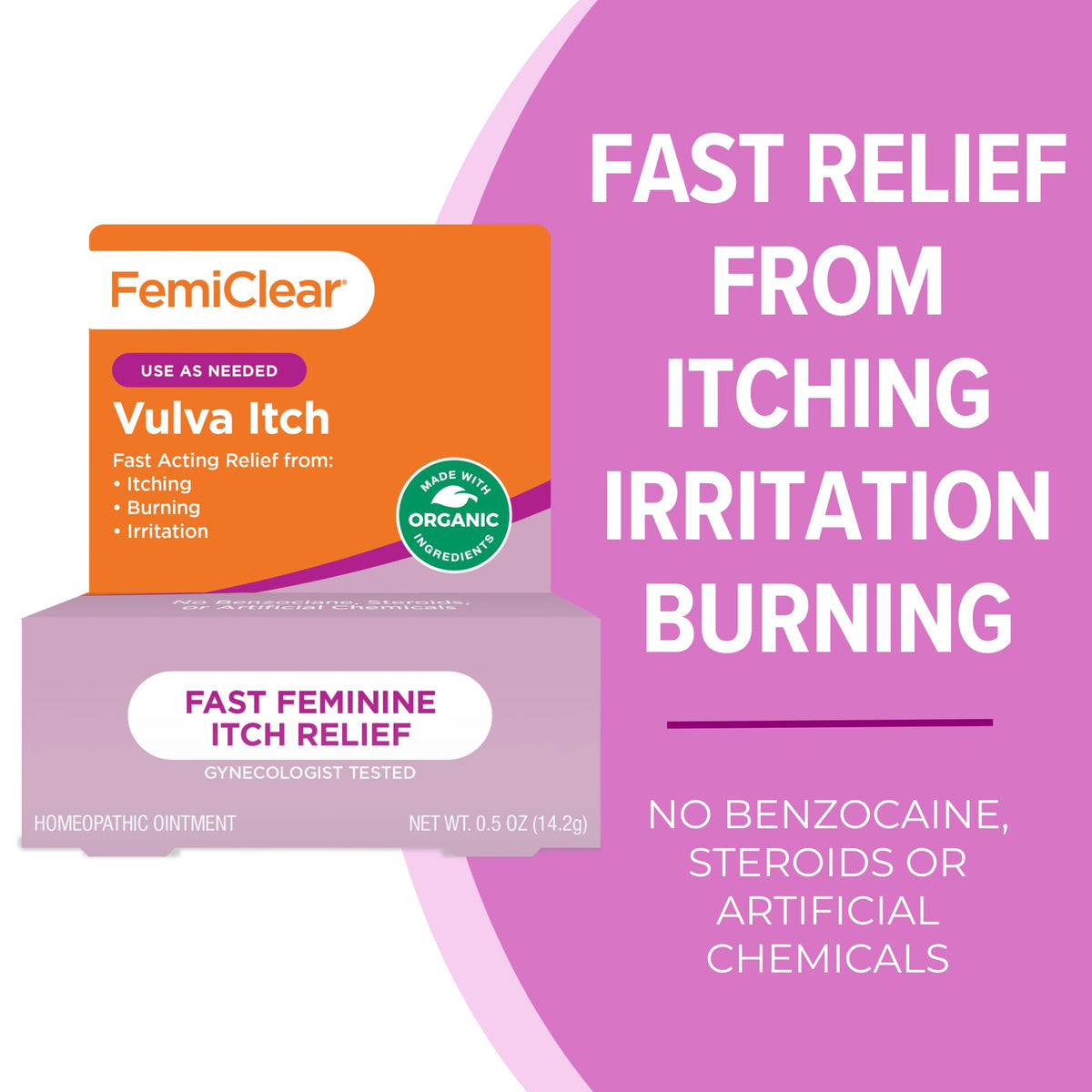 Vulva Itch Relief Ointment 0.5 Oz D300