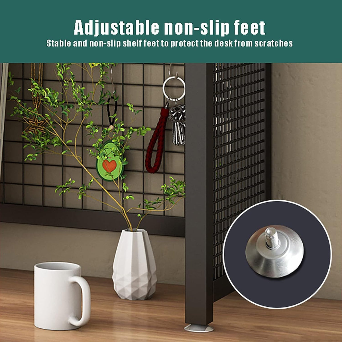 3-Tier Wood Desktop Bookshelf D345580